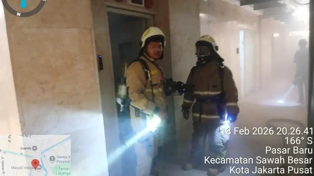 Malam yang Menegangkan di Masjid Istiqlal: Kisah Di Balik Api yang Berhasil Dikendalikan